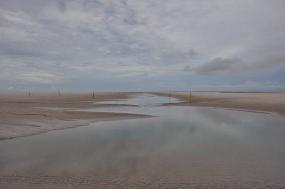 Praia na Ilha de Lençóis, nas Reentrâncias Maranhenses - MA